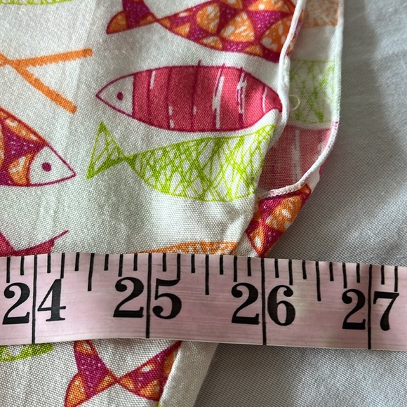 Tybee Island Women’s Tropical Colors Fish Print Norah Swim Cover size XL - Picture 6 of 9